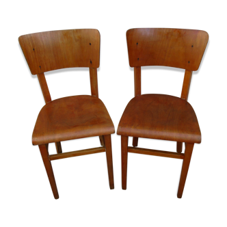 pair of Thonet bistro chairs