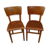 pair of Thonet bistro chairs