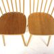 Set of 2 Scandinavian "Pinnstol" chairs in teak, NESTO, Sweden, 1960.