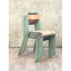 Set of 6 chairs school Stella