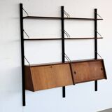 vintage wall system | teak | 1960s | Wébé