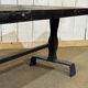 Coffee table in wrought iron with a slate top, work from the 1950s.