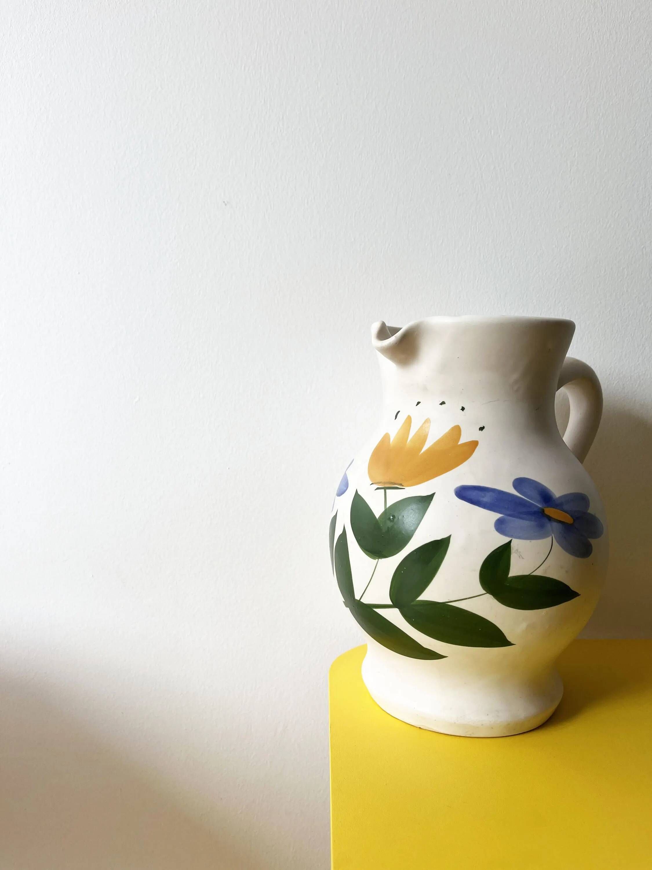 Ceramic carafe or jug 1960 Marais Pottery