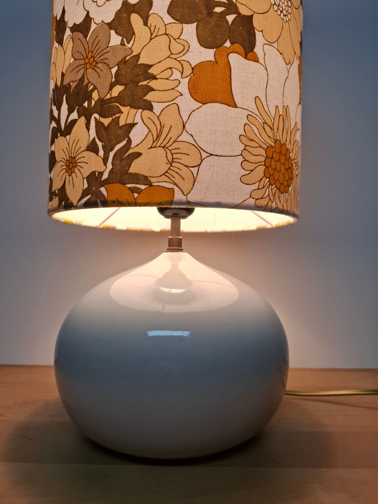 Lampe céramique vintage