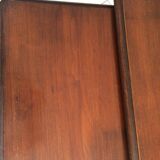 3 old pull-out tables in mahogan