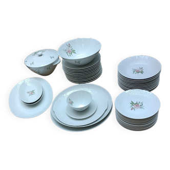 Hutschenreuther porcelain dinner set, roses