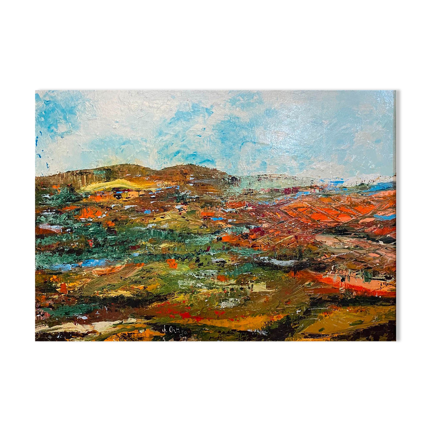 “midday landscape” by Charles Ortega