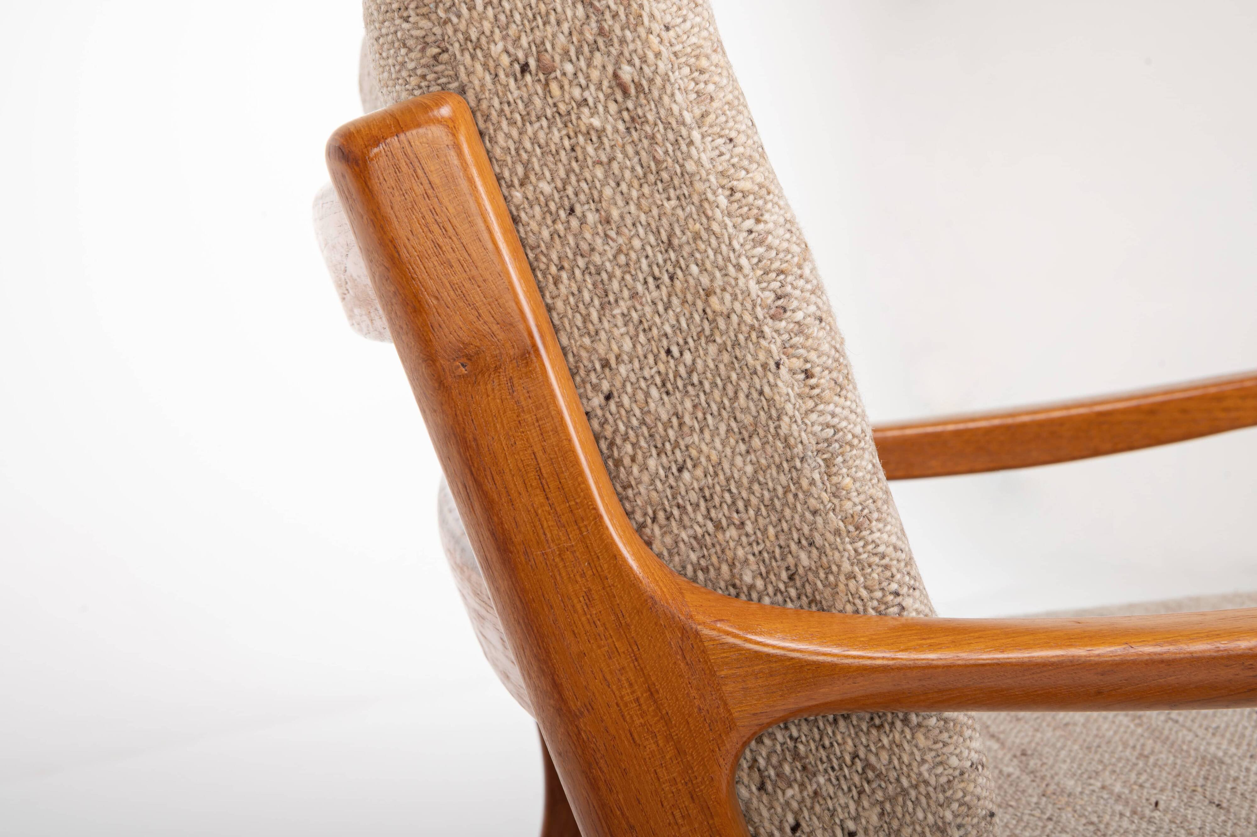 Easy chair by Ole Wanscher for Peter Jeppesen Møbelfarbik, Denmark 1960s