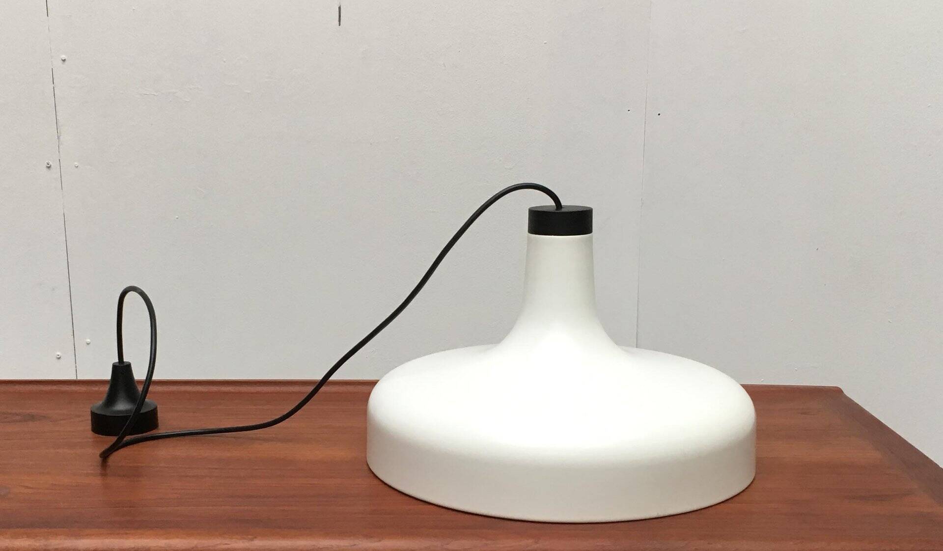 German suspended lamp from the mid-century space age by Staff Leuchten, 1960s.