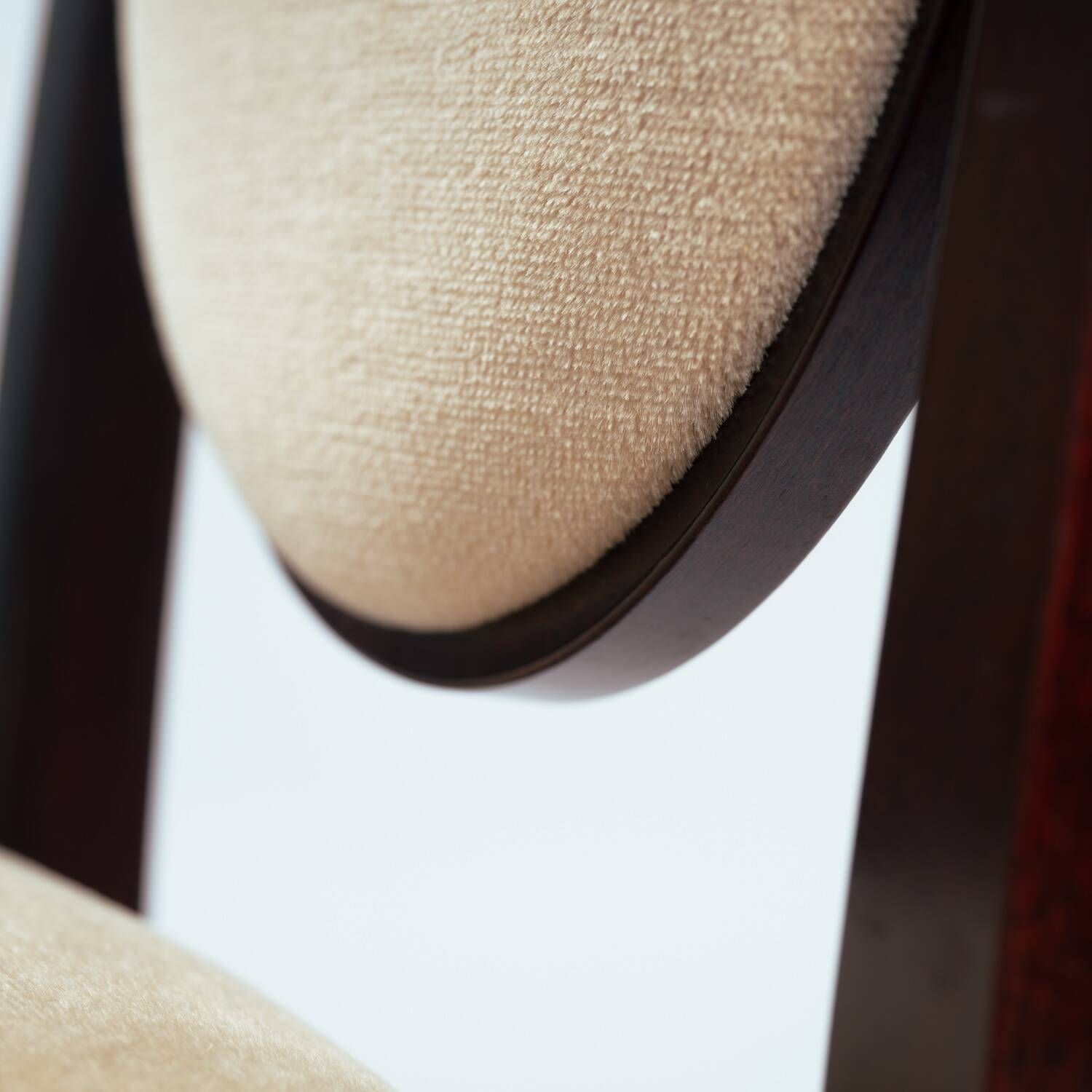 Thonet High Back Velvet Chairs No. 567 by Otto Prutscher