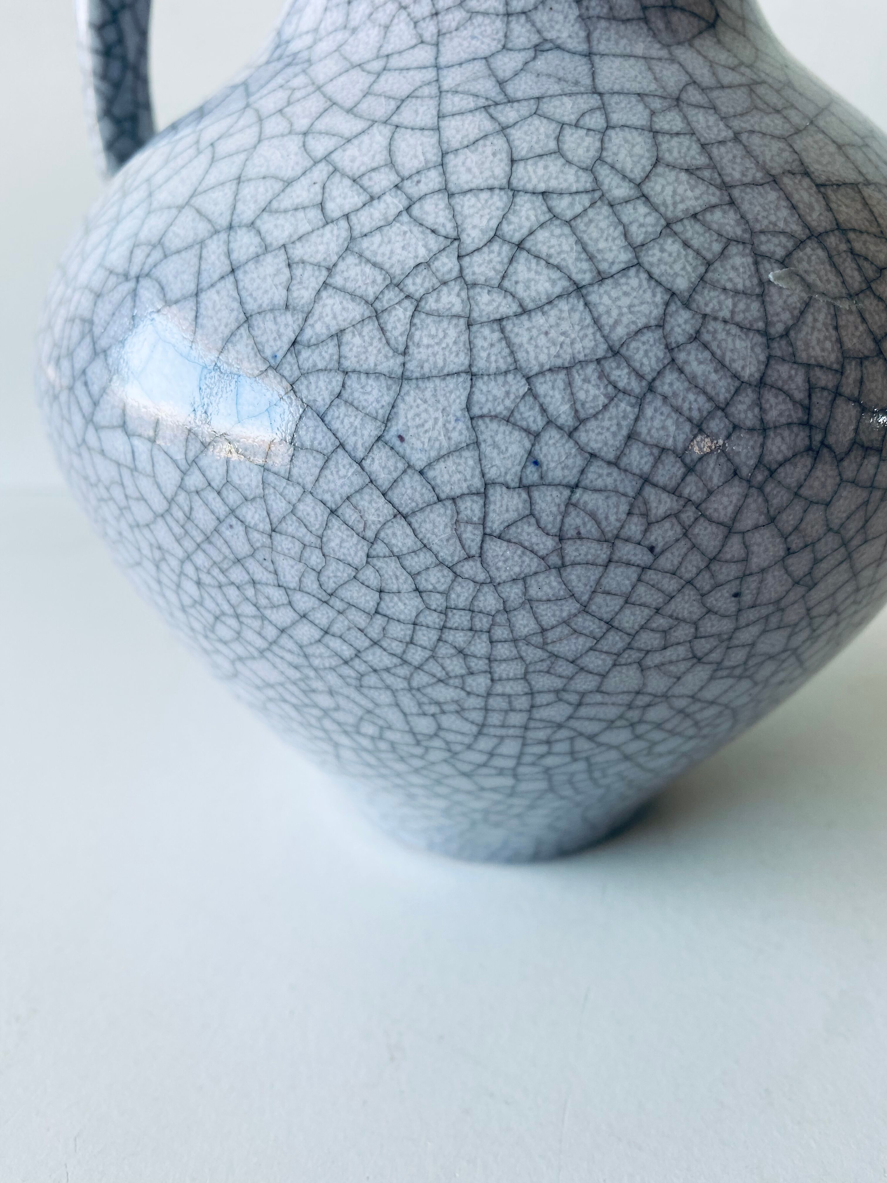 Vintage ceramic pottery cracked effect