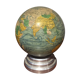 Bright world map 70s