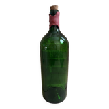 Large antique green glass bottle – Balthazar style – 50 cm