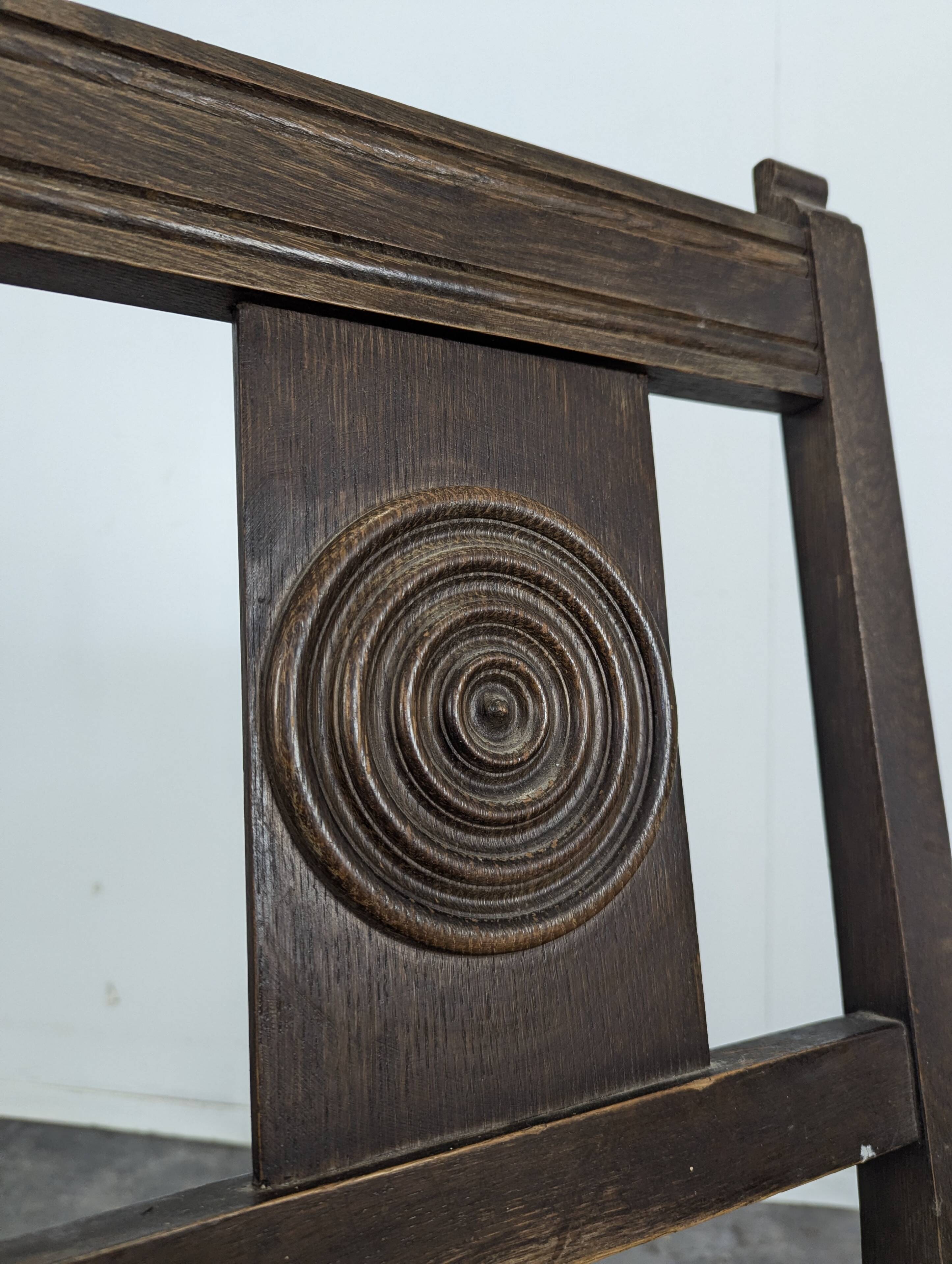 Set of 6 chairs in the style of Dudouyt.