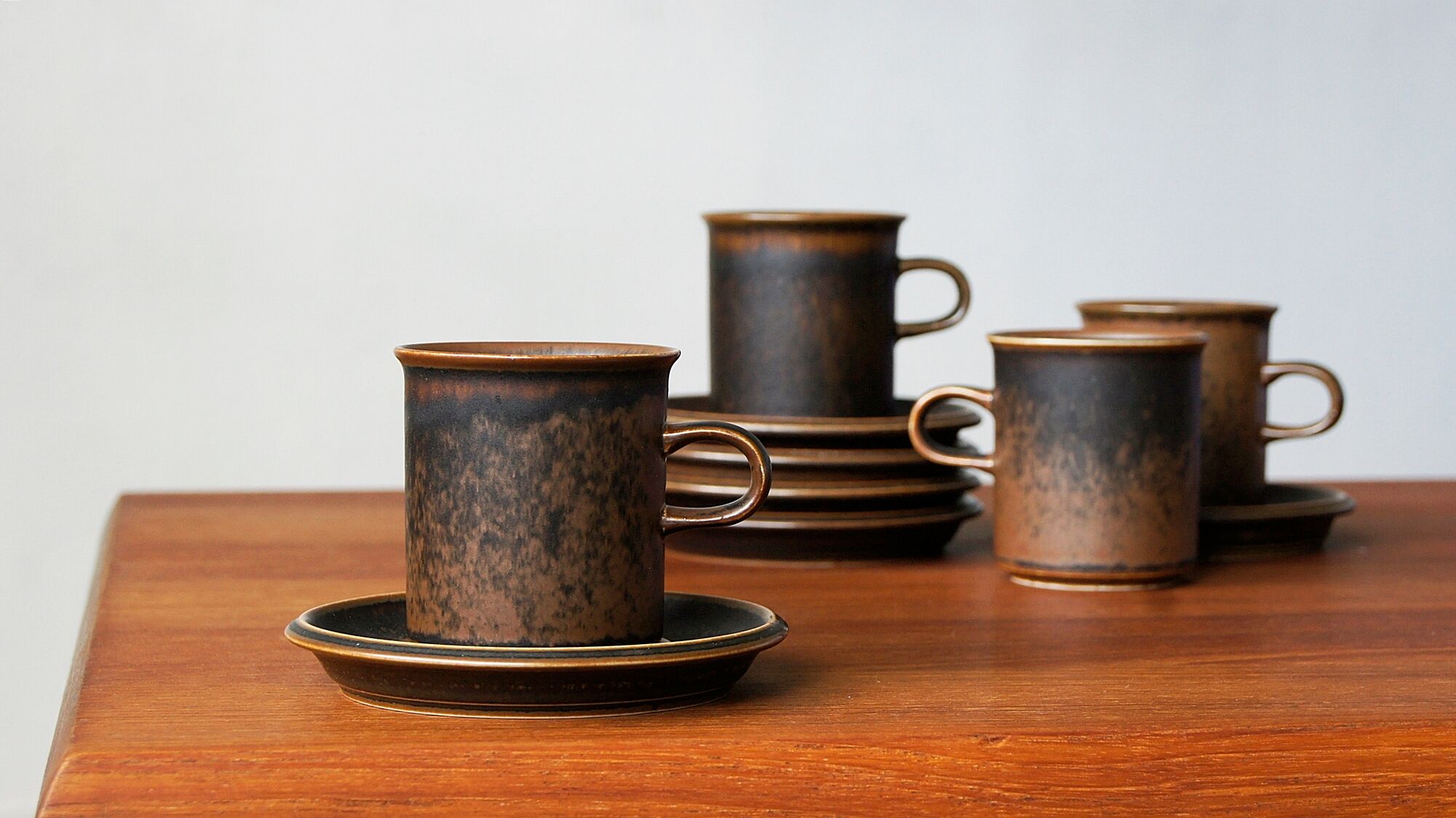 Mid-Century Cups by Ulla Procope for Arabia, Finland, 1960s, Set of 6