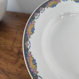 Lot of soup plates Limoges porcelain