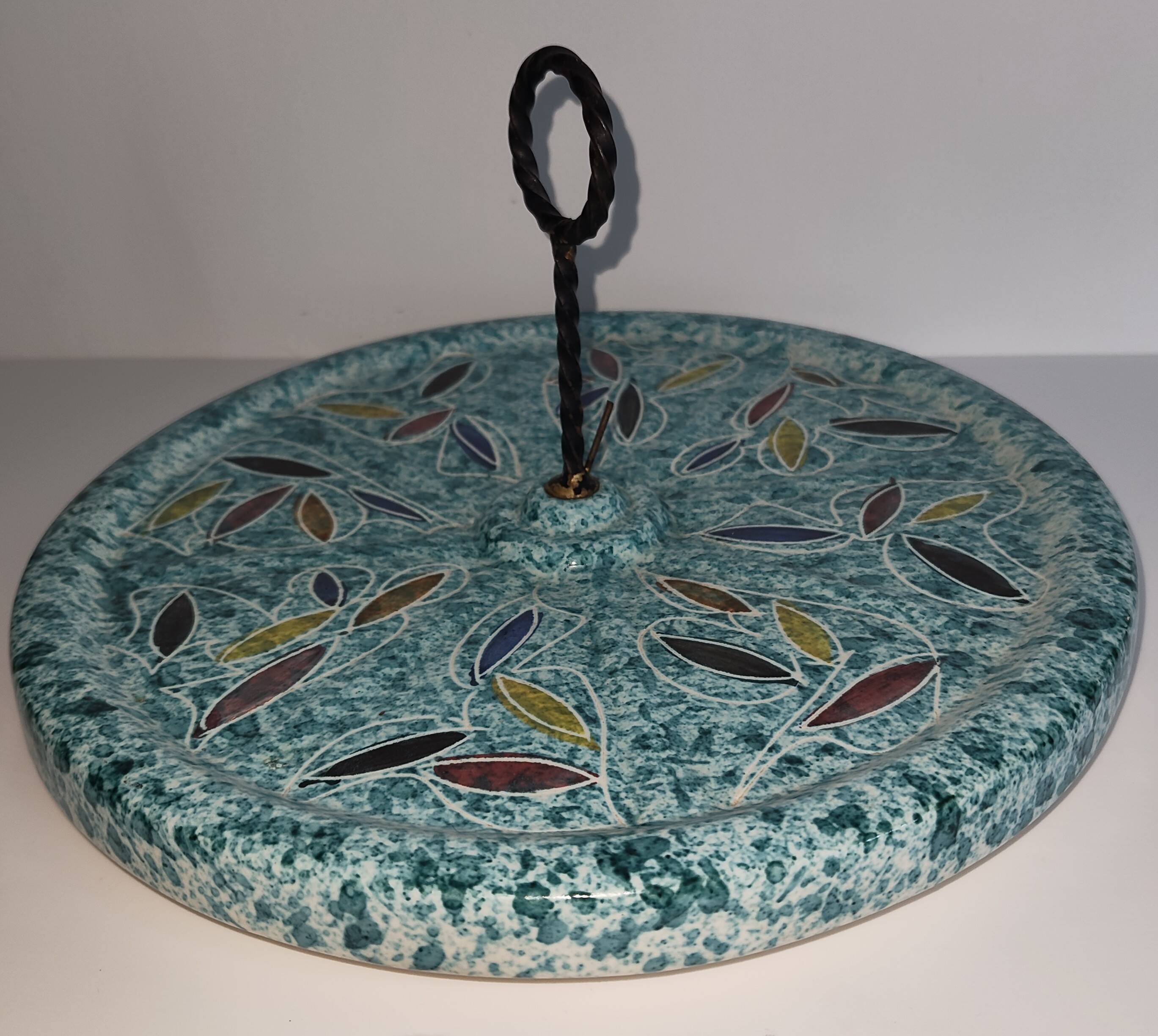 Vintage presentation plate in ceramic – Borty Vallauris – 1950s