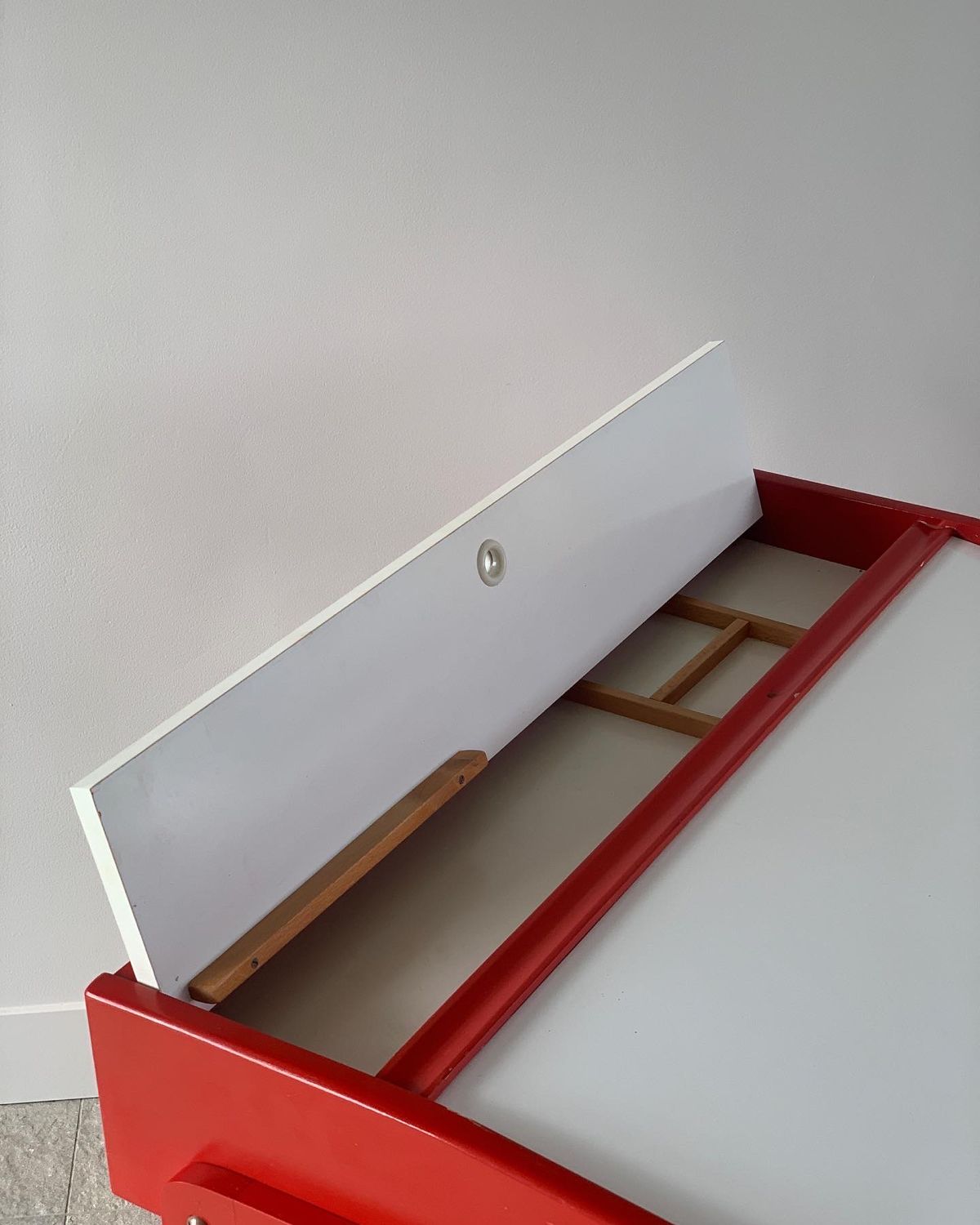 Vintage chair and children's desk, german 80s