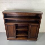 Large vintage wooden bookcase