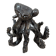 Octopus "Léonie" in glazed terracotta