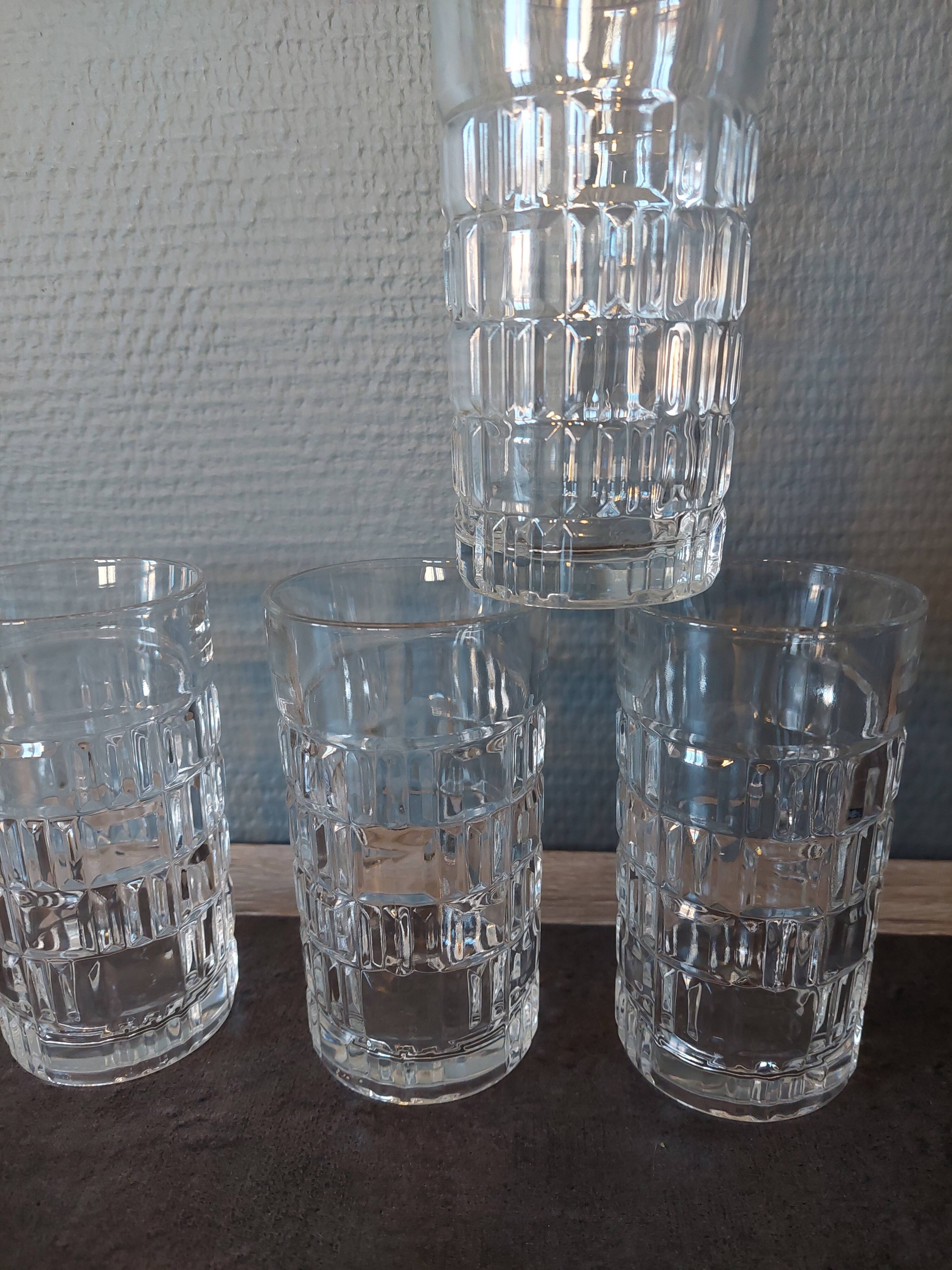 Vintage glass from the 70s.