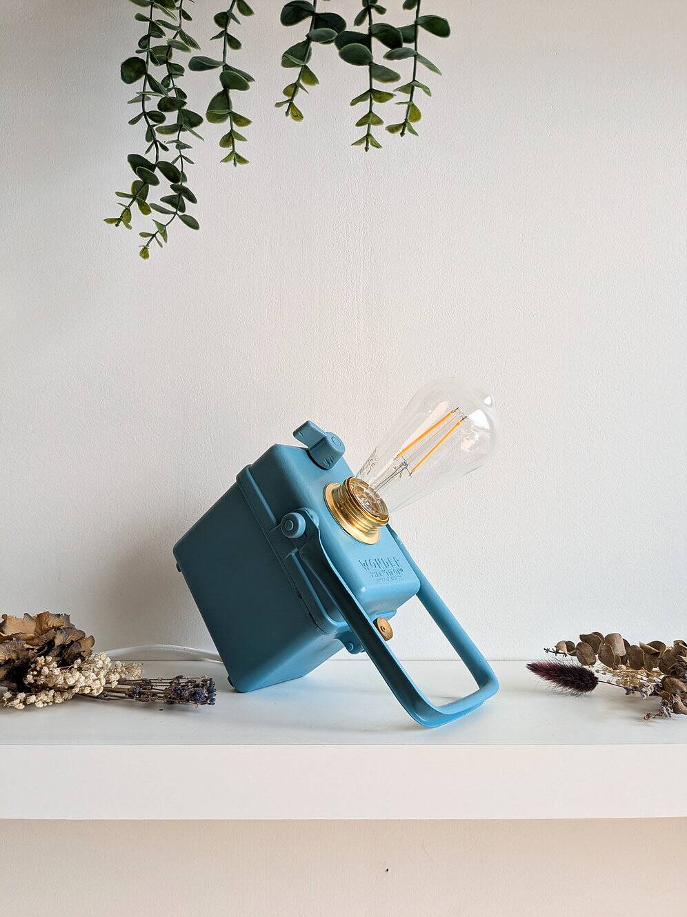 Vintage blue Wonder Tifon lamp