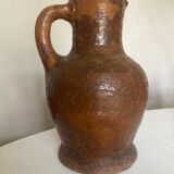 Farm pitcher late 19th in terracotta folk arts XXXL