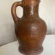 Farm pitcher late 19th in terracotta folk arts XXXL
