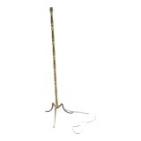 50s floor lamp in gilded brass