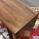 1970s walnut English display cabinet