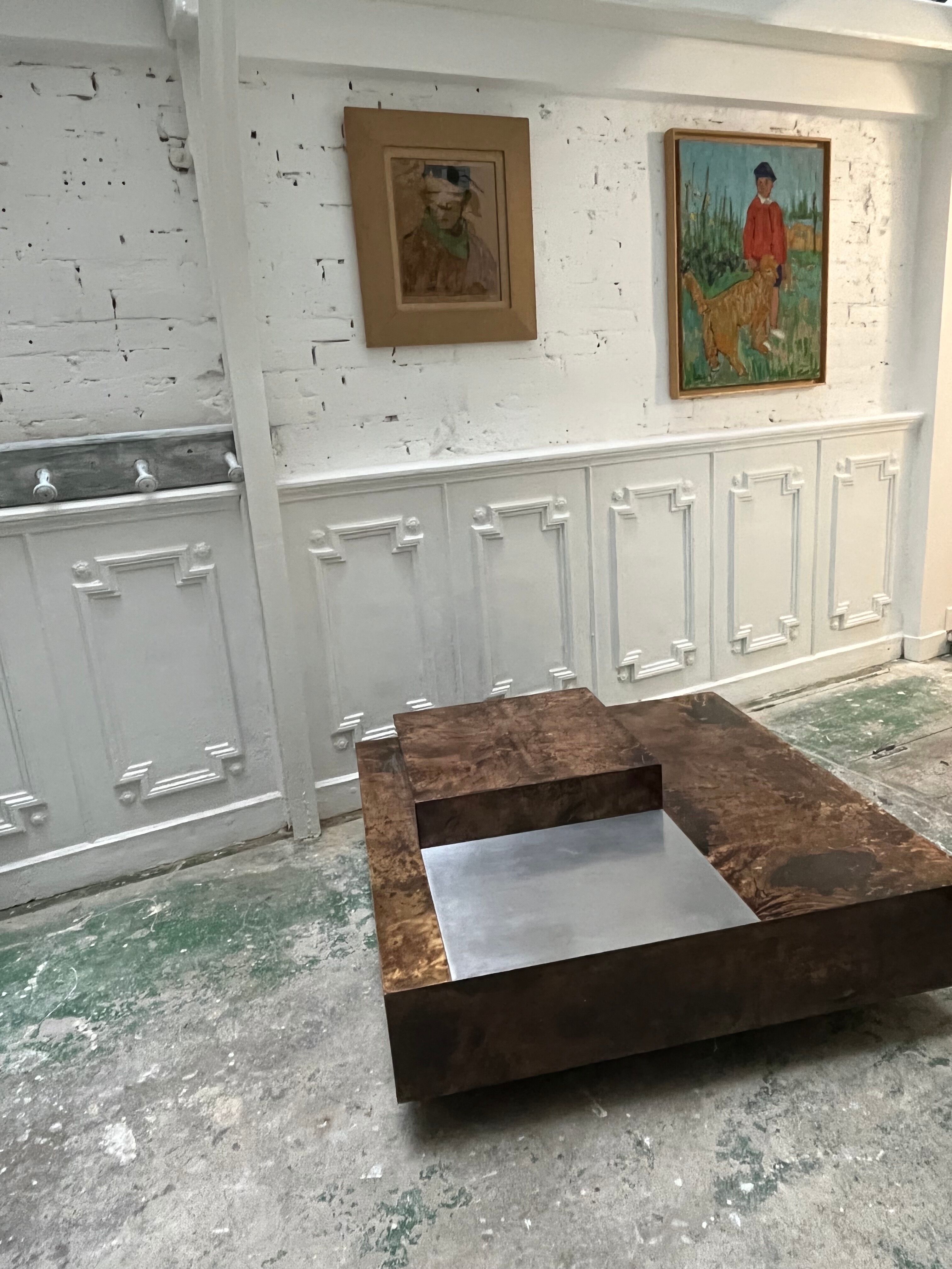 Bar coffee table, 1960 parchment