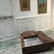 Bar coffee table, 1960 parchment