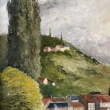 Diptych of a Dordogne landscape