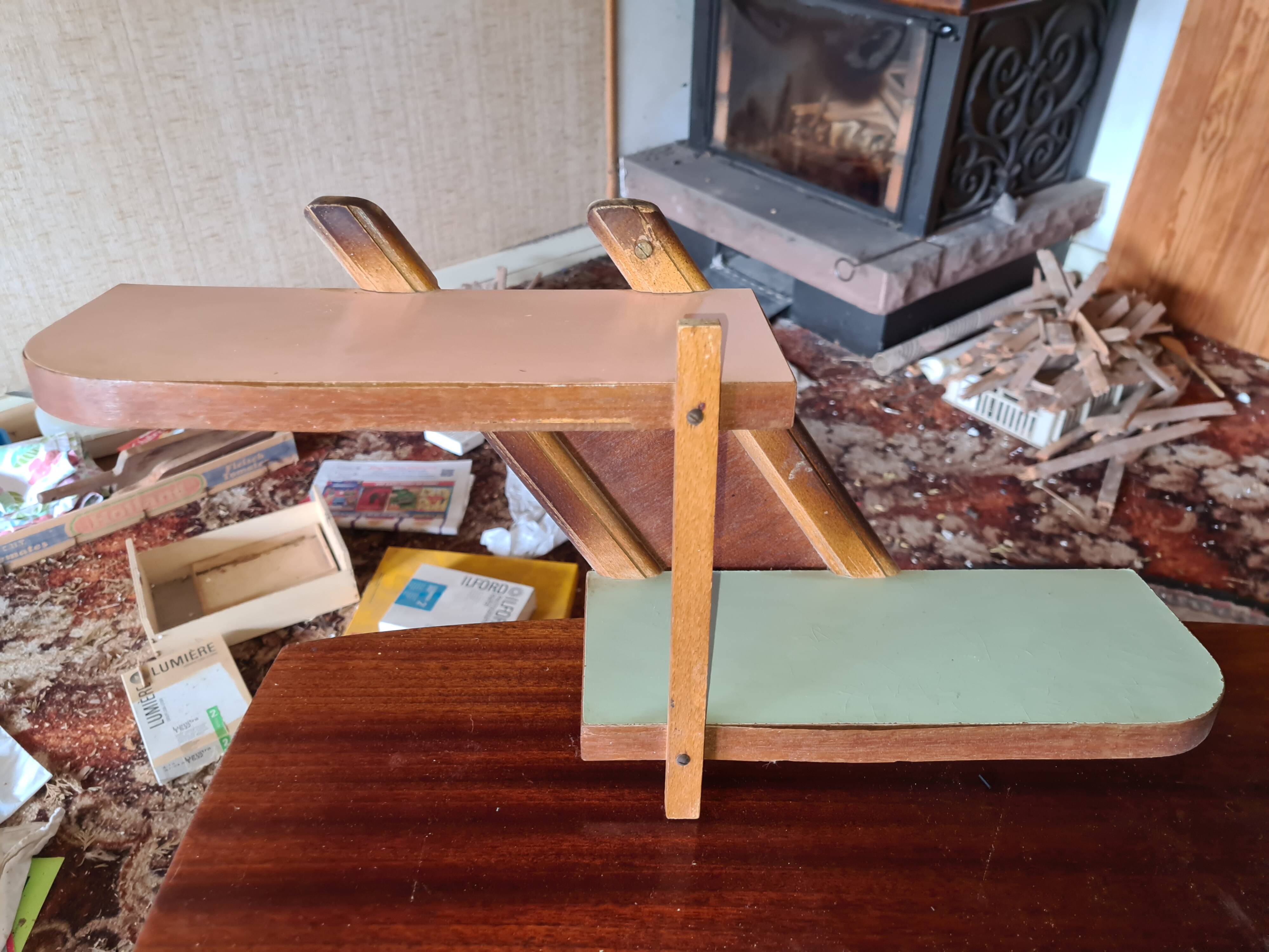 Vintage wall shelf from the 80s