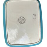 Longwy, cherry blossom glazed earthenware smoking set, early 20th century