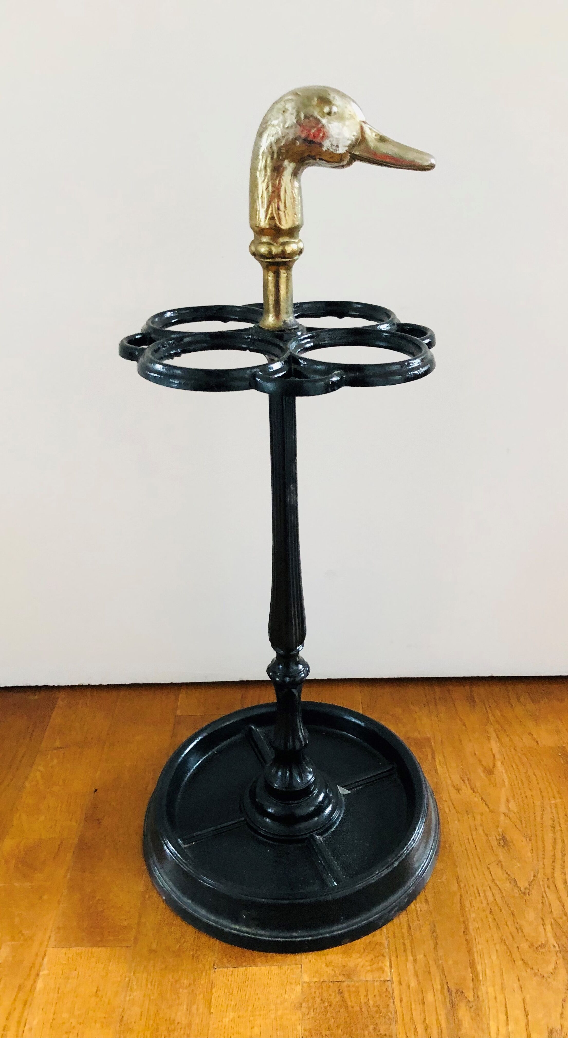 Porte parapluies en fonte art nouveau
