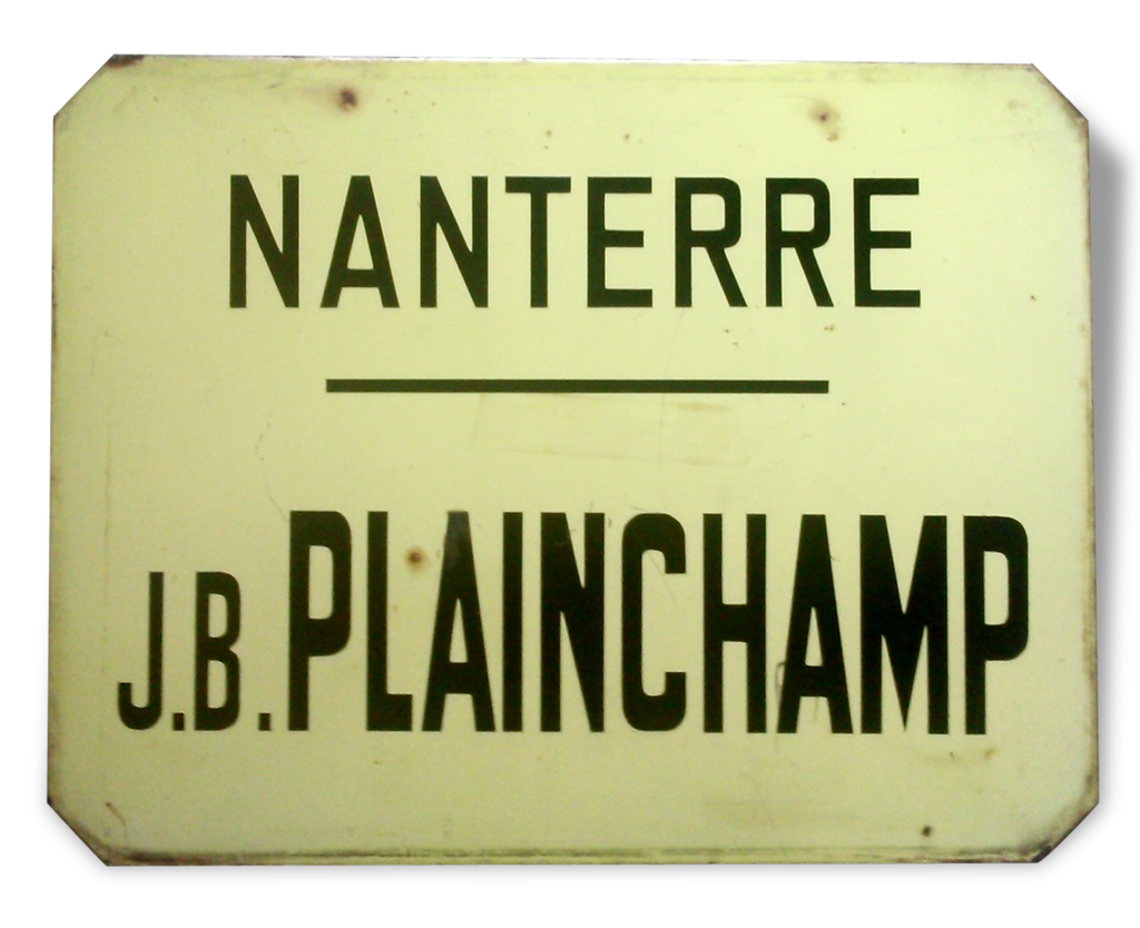 Plaque émaillée Vintage Décorative – ARRÊT BUS VENDÉEN, Neuve, En Métal