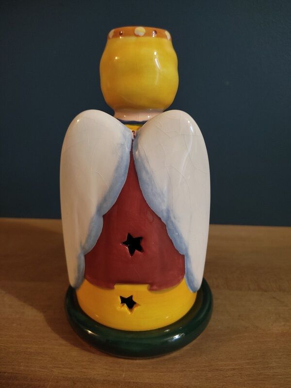 Bougeoir Angelot En Porcelaine Biscuit Villeroy & Boch - Blanc