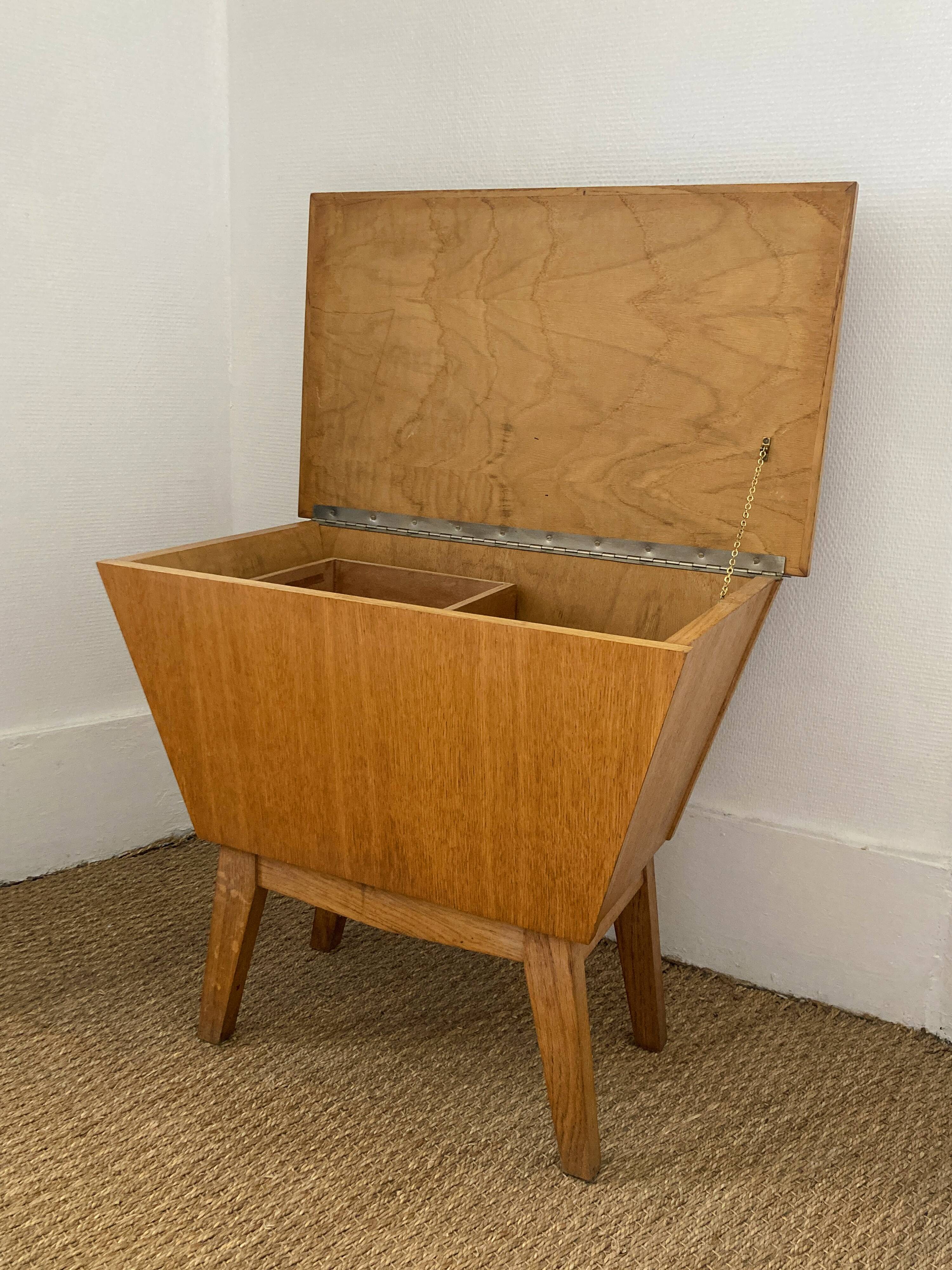 Small vintage wooden chest furniture