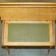 Bureau Art Nouveau attribué à Carlo Zen 1902 en érable moucheté