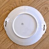 Service ancien de 1930 en porcelaine au décor oiseaux, papillons et coq