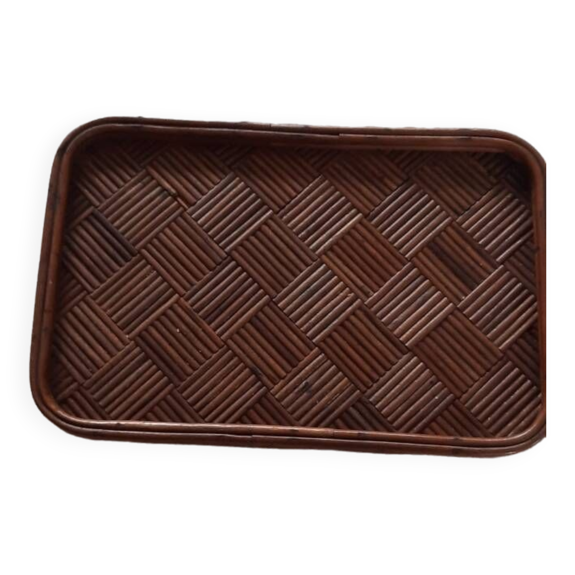 Rattan tray