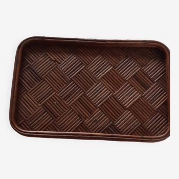 Rattan tray