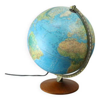 Vintage Danish Illuminated Glass Globe, 90s