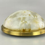 70s Peill & Putzler Plafoniere ceiling lamp glass space design lamp 70s