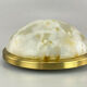 70s Peill & Putzler Plafoniere ceiling lamp glass space design lamp 70s