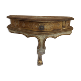 Wall console gilded wood Italy