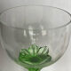 6 verres à vin en verre de couleur