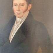 Antique Portrait Painting of a German Gentleman, 19th century