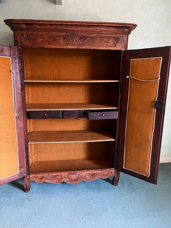 19th century Bressan antique wardrobe in good condition.